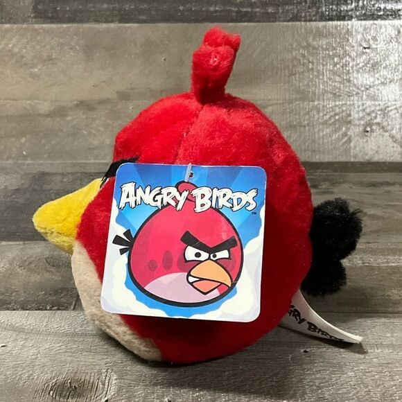 NWT Angry Birds Red 10 Inch Plush Stuffed Animal Commonwealth Rovio - Picture 2 of 5